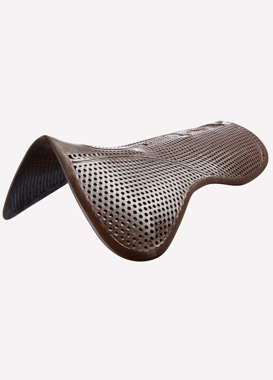 Acavallo Non Slip Shaped Gel Pad - Brown 3 Acavallo Non Slip Shaped Gel Pad - Brown