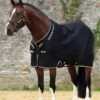 Rambo Airmax Cooler With Disc Front Closure - Black/Tan/Orange -Equestrian Supplies Shop airmaxcoolerblkrdy