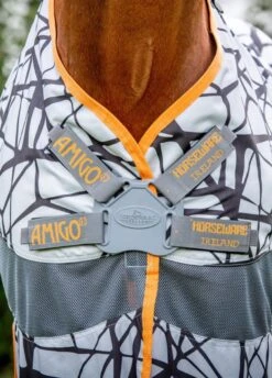 Amigo 3-in-1 CamoFly - Grey/Orange 15 Amigo 3-in-1 CamoFly - Grey/Orange -Equestrian Supplies Shop amigo 3in1 camofly 6rdy