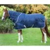 Amigo Insulator Medium (Inc Hood) - Navy/Silver 1 Amigo Insulator Medium (Inc Hood) - Navy/Silver -Equestrian Supplies Shop amigo insulator med inchood navy 1rdy