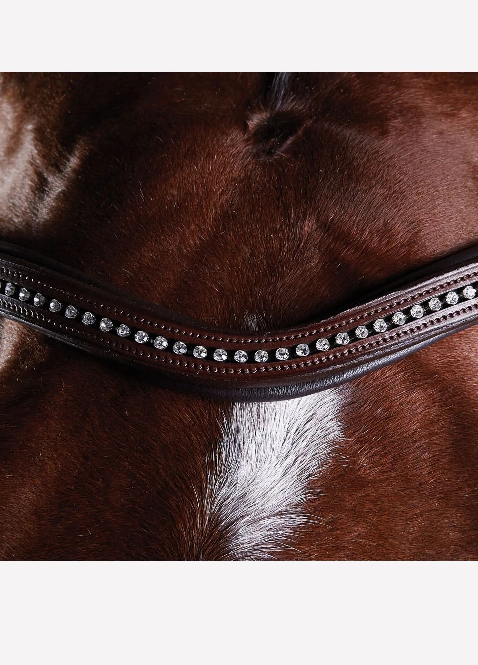 Collegiate ComFiTec Sheepskin Bridle - Brown 4 Collegiate ComFiTec Sheepskin Bridle - Brown - Image 2