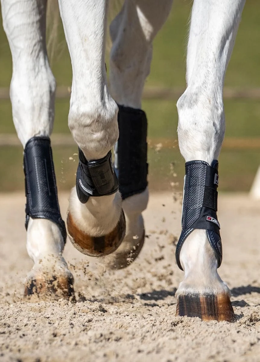 LeMieux Carbon Air XC Boots Front - Black 4 LeMieux Carbon Air XC Boots Front - Black - Image 2
