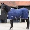 Weatherbeeta Channel Quilt Std Neck Med/Lite - Navy/Silver/Red -Equestrian Supplies Shop channelquiltstdrdy
