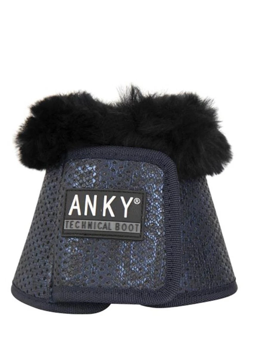 Anky Cimatrole Sheepskin Bell Boots - Dark Navy 3 Anky Cimatrole Sheepskin Bell Boots - Dark Navy