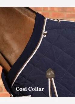 Weatherbeeta ComFiTec Diamond Quilt Detach A Neck Medium Stable Rug - Blue/Charc/White 12 Weatherbeeta ComFiTec Diamond Quilt Detach A Neck Medium Stable Rug - Blue/Charc/White -Equestrian Supplies Shop cosicollar