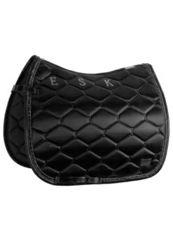 Eskadron Shinegloss Crystal Saddle Cloth DL - Black