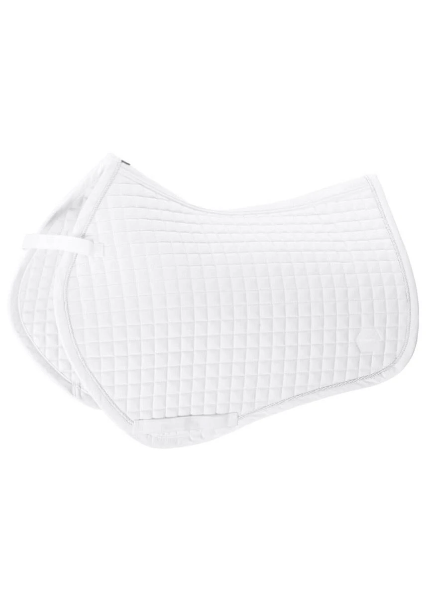 Eskadron Cotton Compact Jump Saddle Cloth - White 3 Eskadron Cotton Compact Jump Saddle Cloth - White