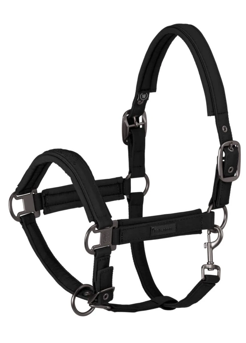 Eskadron Doublepin Softshell Headcollar - Black 3 Eskadron Doublepin Softshell Headcollar - Black