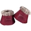 Eskadron Faux Fur Bell Boots - Rustic Red 2 Eskadron Faux Fur Bell Boots - Rustic Red -Equestrian Supplies Shop eskbellbootred1rdy