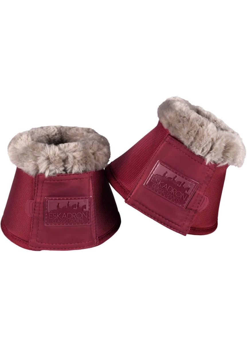 Eskadron Faux Fur Bell Boots - Rustic Red 3 Eskadron Faux Fur Bell Boots - Rustic Red
