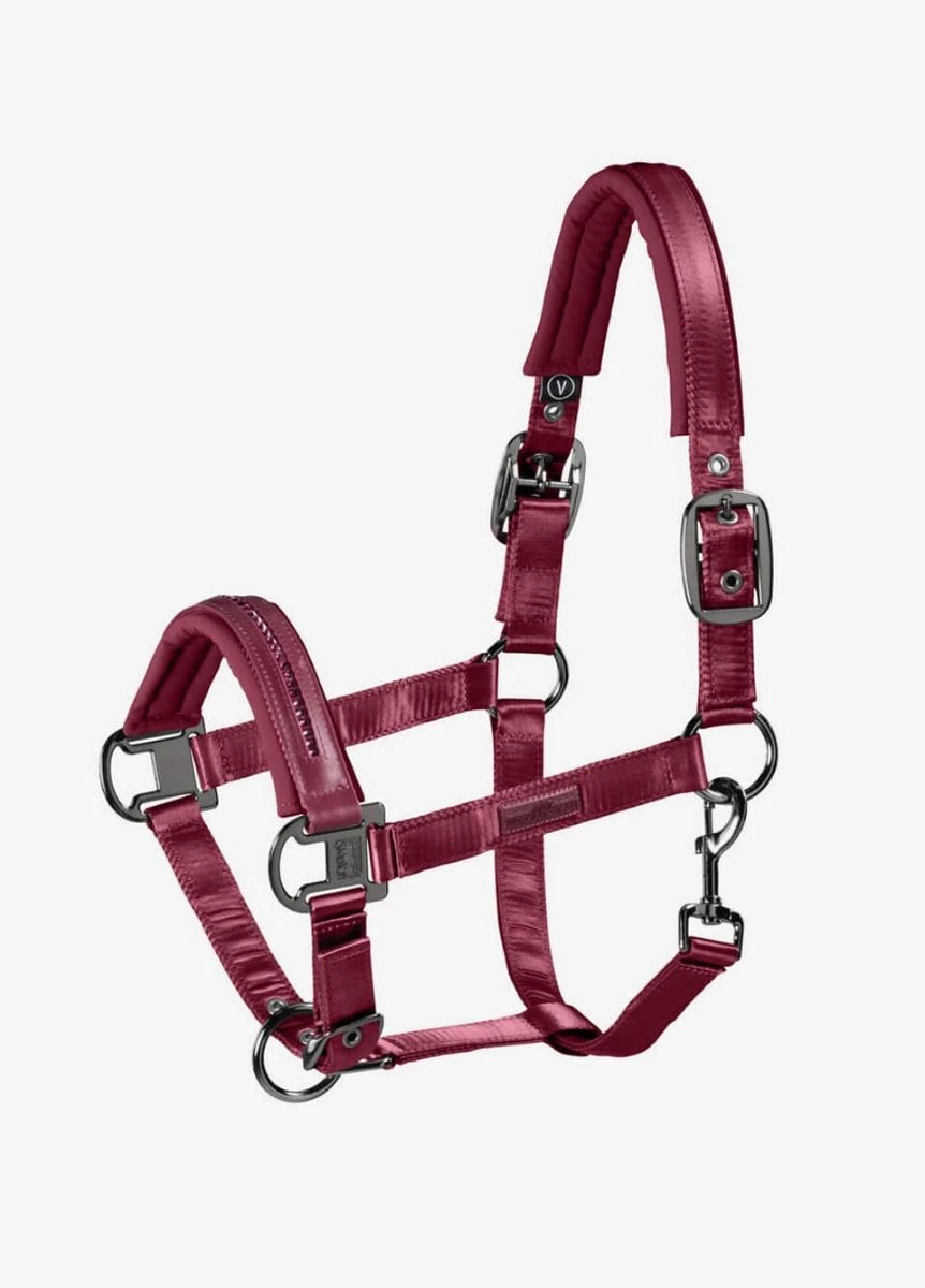 Eskadron Satin Headcollar - Rustic Red 3 Eskadron Satin Headcollar - Rustic Red