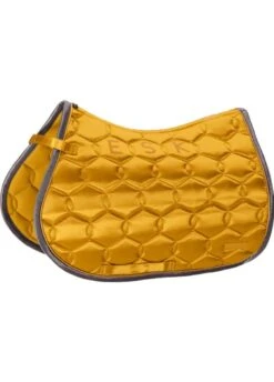 Eskadron Satin Contrast Jump Saddle Cloth VS - Vintage Gold
