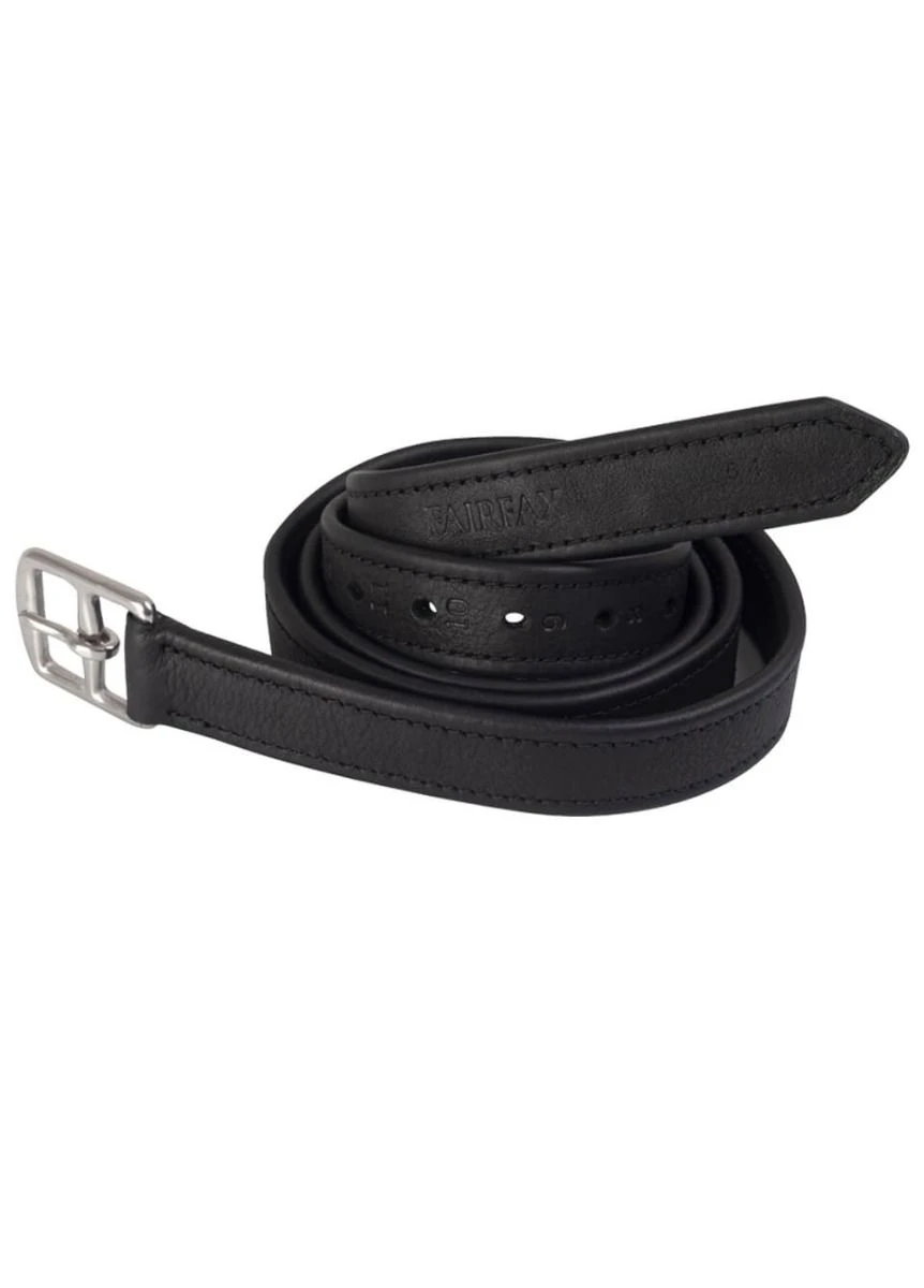 Fairfax World Class Stirrup Leathers - Black 3 Fairfax World Class Stirrup Leathers - Black