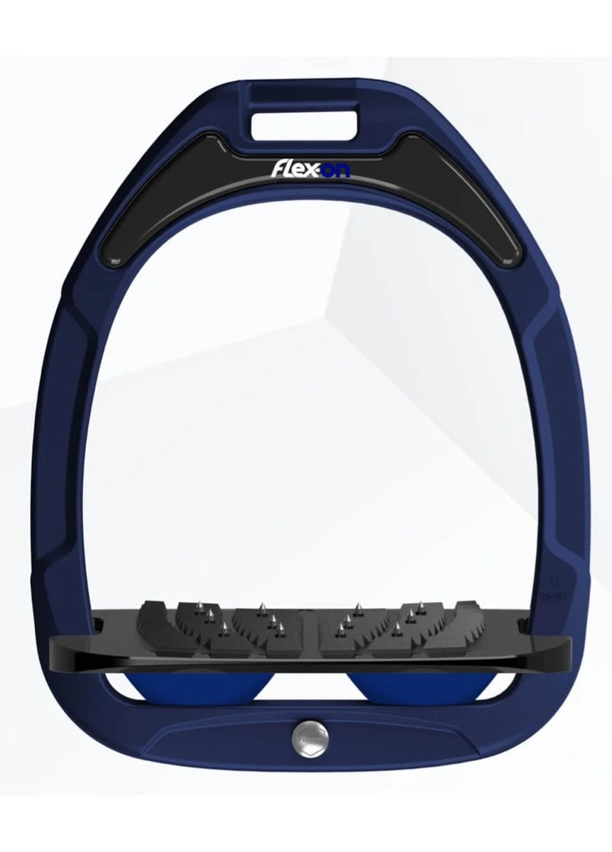 Flex-On Green Composite Stirrups - Black/Navy 3 Flex-On Green Composite Stirrups - Black/Navy