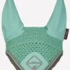LeMieux Classic Fly Hood - Mint/Grey -Equestrian Supplies Shop flyhodmintrdy