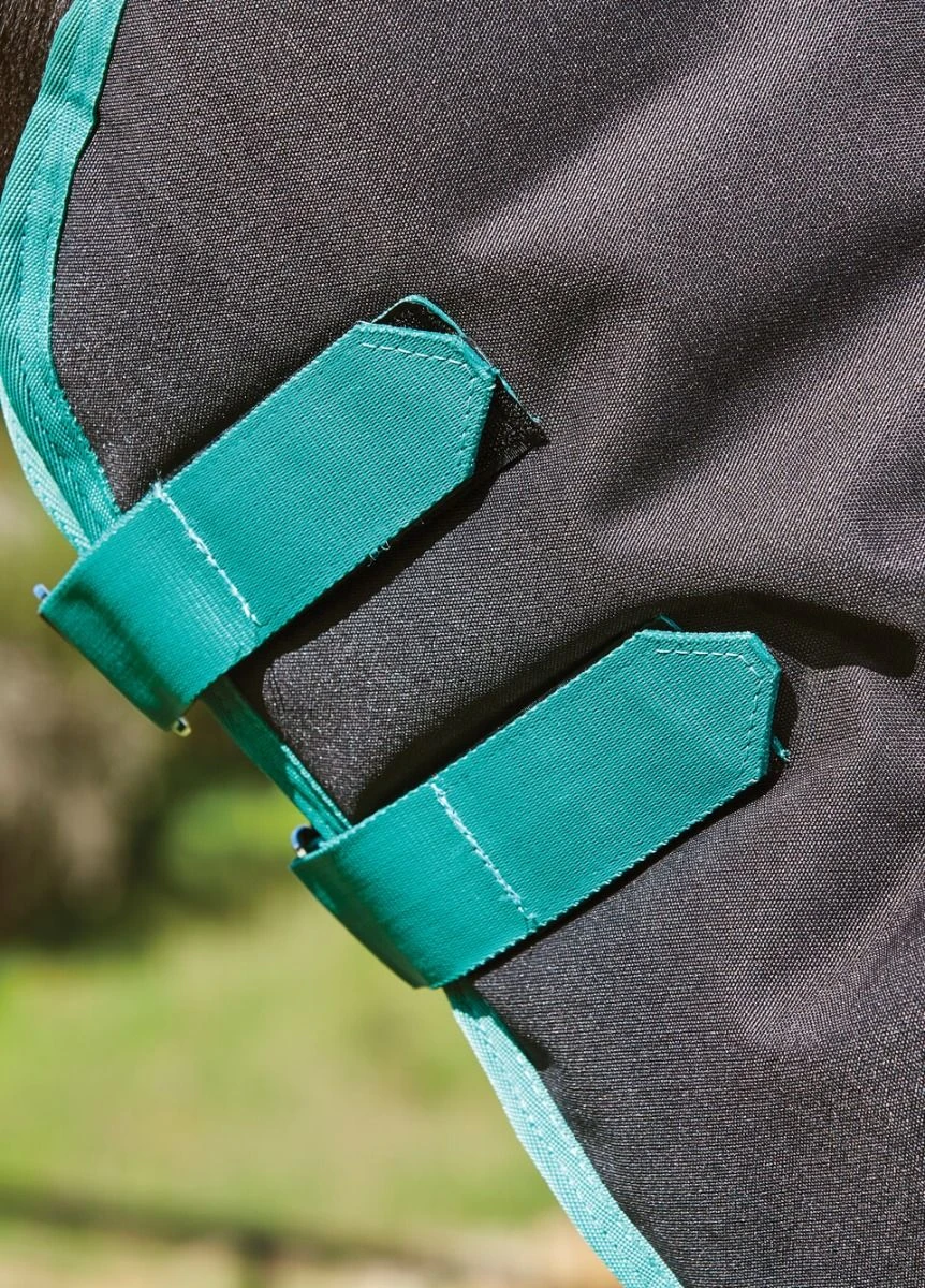 Weatherbeeta Green-Tec 900D Detach-A-Neck Medium Turnout - Black/Bottle Green 6 Weatherbeeta Green-Tec 900D Detach-A-Neck Medium Turnout - Black/Bottle Green - Image 4