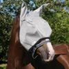 Amigo Fly Mask - Silver/Navy 2 Amigo Fly Mask - Silver/Navy -Equestrian Supplies Shop hw amigo fly mask silver ny