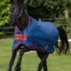 Mio Turnout Lite - Dark Blue/Red 2 Mio Turnout Lite - Dark Blue/Red -Equestrian Supplies Shop hwmiolitenavyredrdy