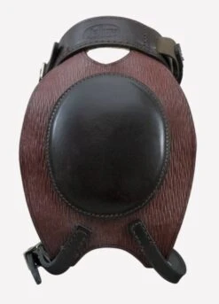 E Jeffries Leather Skeleton Knee Boots - Havana