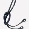 Jeffries Wembley Nylon Lined Rubber Grip Reins - Black -Equestrian Supplies Shop jeffries wembley nylonlined reins black