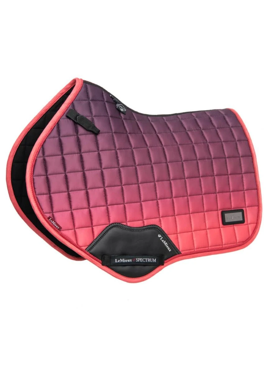 LeMieux Spectrum CC Pad - Aubergine/Papaya 3 LeMieux Spectrum CC Pad - Aubergine/Papaya