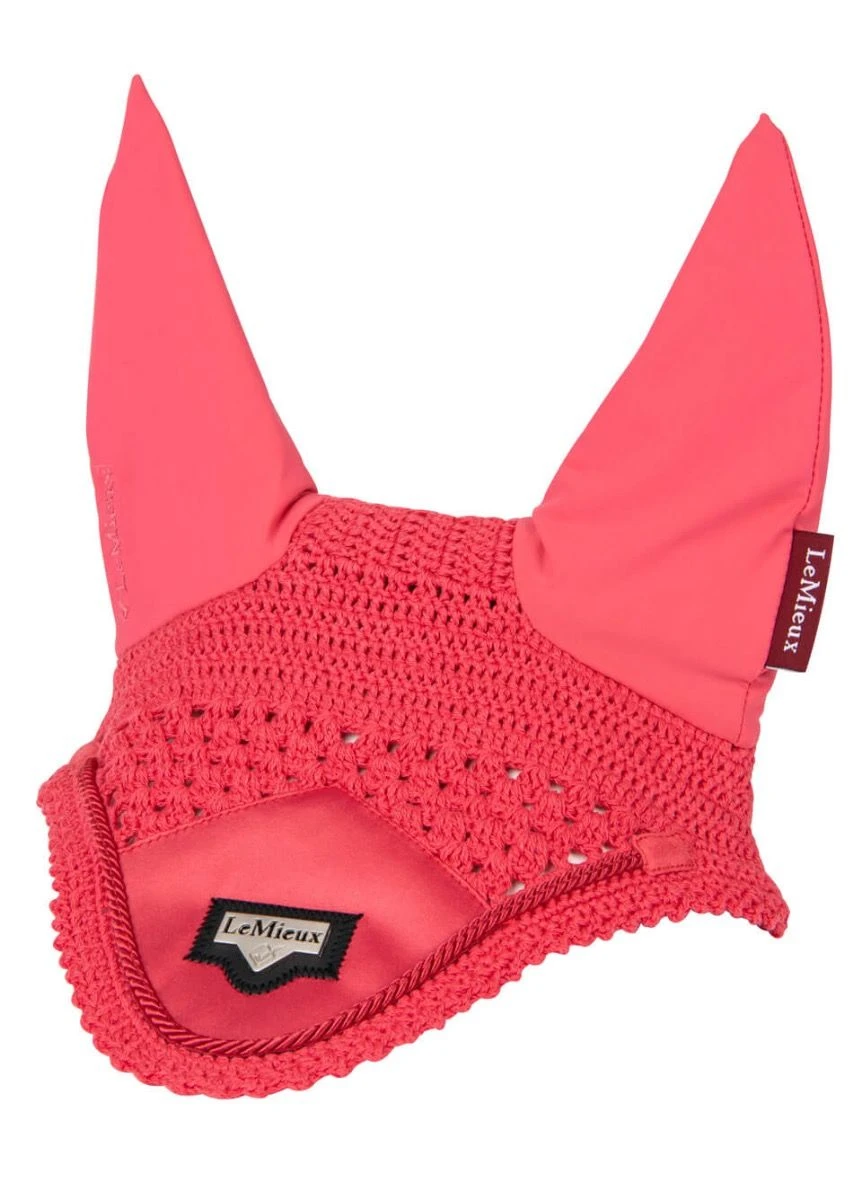 LeMieux Loire Fly Hood - Papaya 3 LeMieux Loire Fly Hood - Papaya