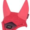 LeMieux Spectrum Fly Hood - Aubergine/Papaya -Equestrian Supplies Shop lemieux fly hood spectrum papaya 1rdy