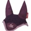 LeMieux Mini Fly Hood - Fig -Equestrian Supplies Shop lemieux mini fly hood fig 1rdy