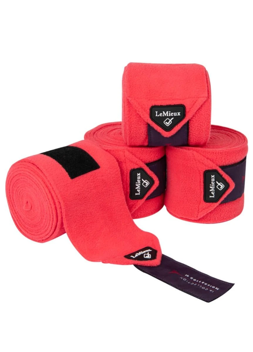 LeMieux Classic Polo Bandages - Papaya 3 LeMieux Classic Polo Bandages - Papaya