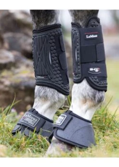 LeMieux Shoc Air XC Front Boots - Black -Equestrian Supplies Shop lemieux shoc air front black 2rdy 1