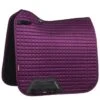 LeMieux Suede Dressage Square - Plum -Equestrian Supplies Shop lemieux suede dressage square plum 1rdy 1