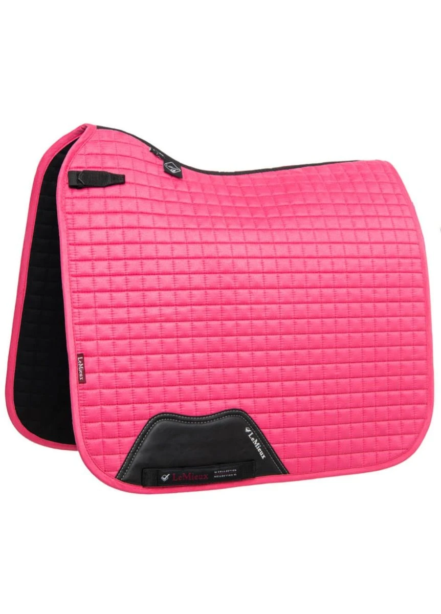 LeMieux Suede Dressage Square - Watermelon 3 LeMieux Suede Dressage Square - Watermelon