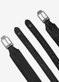 LeMieux Vector Pro Stirrup Leathers - Black -Equestrian Supplies Shop lemieux vector pro leathers black 3rdy