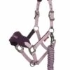 LeMieux Vogue Fleece Headcollar & Leadrope - Fig -Equestrian Supplies Shop lemieux vogue headcollar fig 1rdy