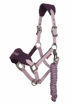 LeMieux Vogue Fleece Headcollar & Leadrope - Fig