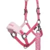 LeMieux Vogue Fleece Headcollar & Leadrope - Watermelon -Equestrian Supplies Shop lemieux vogue headcollar watermelon 1rdy 1