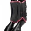 LeMieux Carbon Mesh Wrap Boots - Black/Papaya 2 LeMieux Carbon Mesh Wrap Boots - Black/Papaya -Equestrian Supplies Shop lemiex carbon mesh boot papaya 1rdy