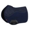 LeMieux Soft Shell Anti Slip Eurojump Saddlepad - Navy -Equestrian Supplies Shop lm antislip eurojump navy 1rdy