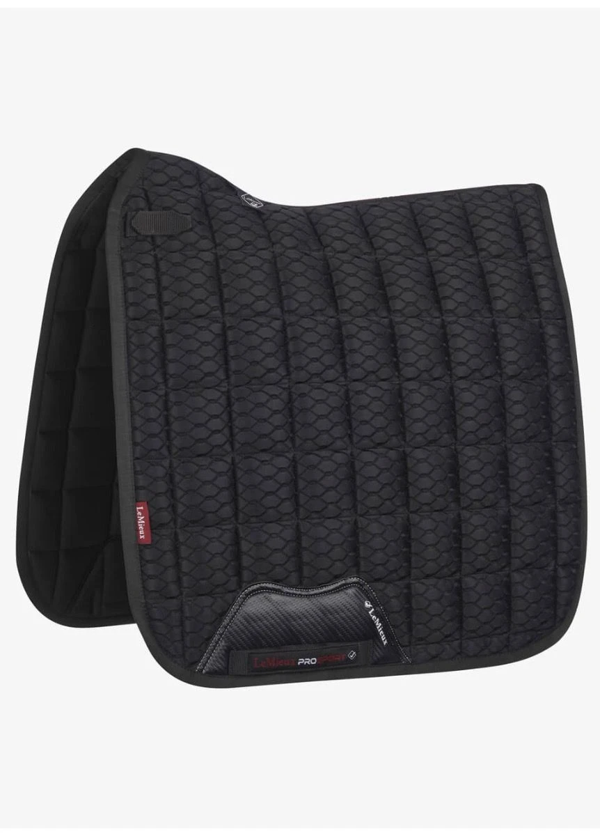 LeMieux Carbon Mesh Dressage Square - Black 3 LeMieux Carbon Mesh Dressage Square - Black
