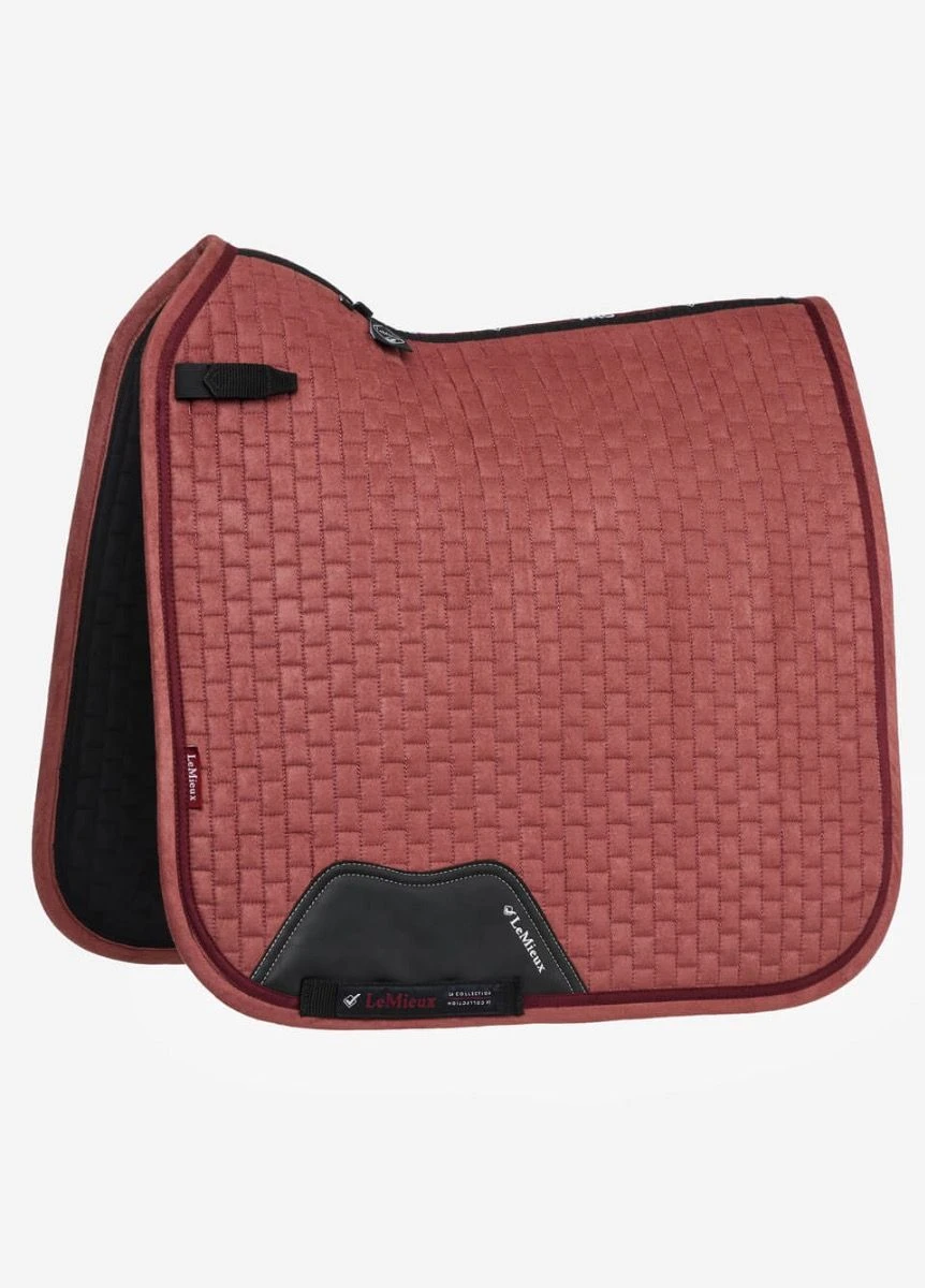 LeMieux Suede Dressage Square - Orchid 3 LeMieux Suede Dressage Square - Orchid