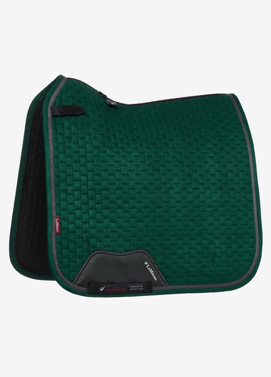 LeMieux Suede Dressage Square - Spruce 3 LeMieux Suede Dressage Square - Spruce