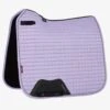 LeMieux Suede Dressage Square - Wisteria -Equestrian Supplies Shop lm dressage wisteria 1rdy 1