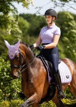 LeMieux Loire Classic Dressage Square - Wisteria -Equestrian Supplies Shop lm dressage wisteria 2rdy