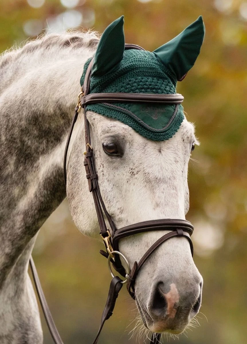 LeMieux Classic Fly Hood - Spruce 3 LeMieux Classic Fly Hood - Spruce