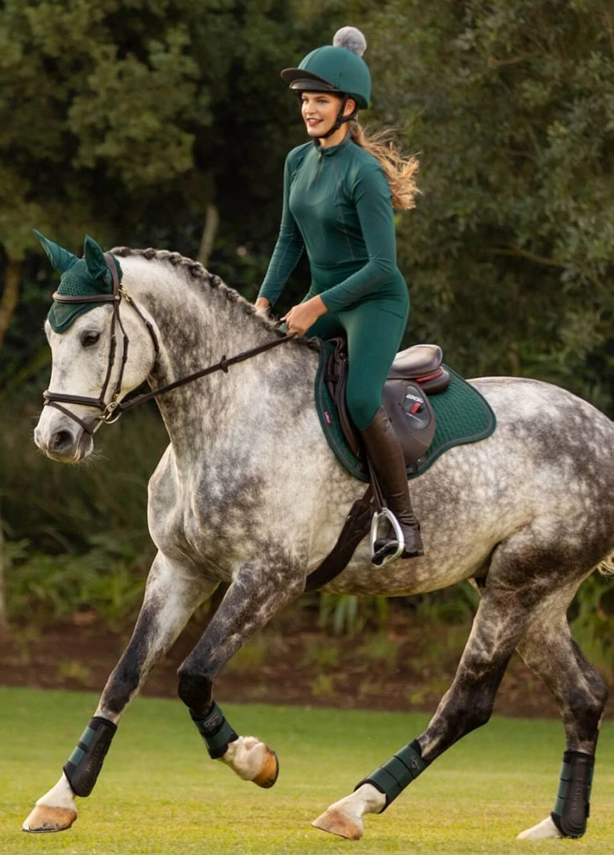 LeMieux Suede GP Square - Spruce 4 LeMieux Suede GP Square - Spruce - Image 2