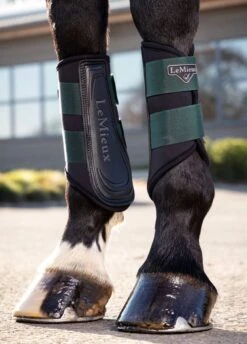 LeMieux Grafter Brushing Boots - Spruce 7 LeMieux Grafter Brushing Boots - Spruce -Equestrian Supplies Shop lm grafter spruce 1rdy