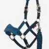 LeMieux Vogue Fleece Headcollar & Leadrope - Atlantic -Equestrian Supplies Shop lm headcollar atlantic 2rdy