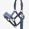 LeMieux Vogue Fleece Headcollar & Leadrope - Indigo -Equestrian Supplies Shop lm headcollar indigo 1rdy