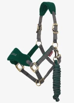 LeMieux Vogue Fleece Headcollar & Leadrope - Spruce