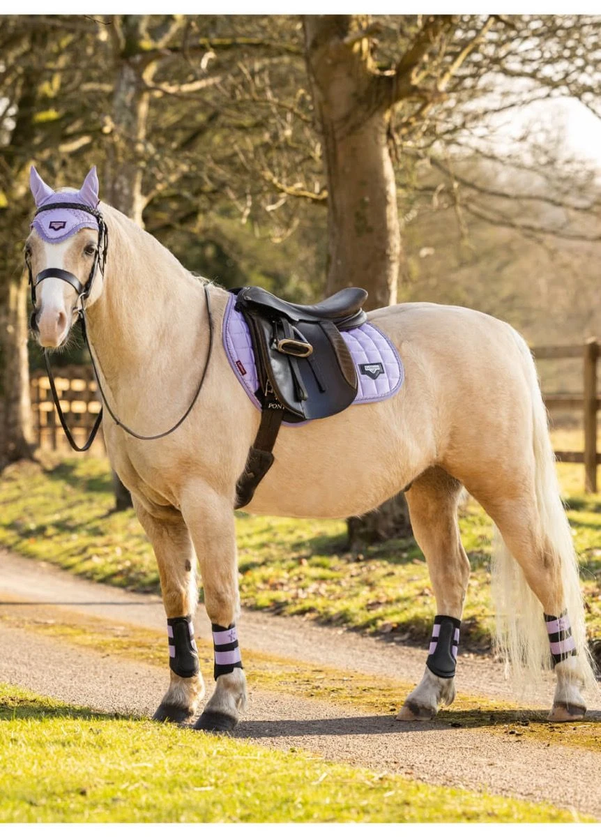 LeMieux Junior Loire Fly Hood - Wisteria 4 LeMieux Junior Loire Fly Hood - Wisteria - Image 2